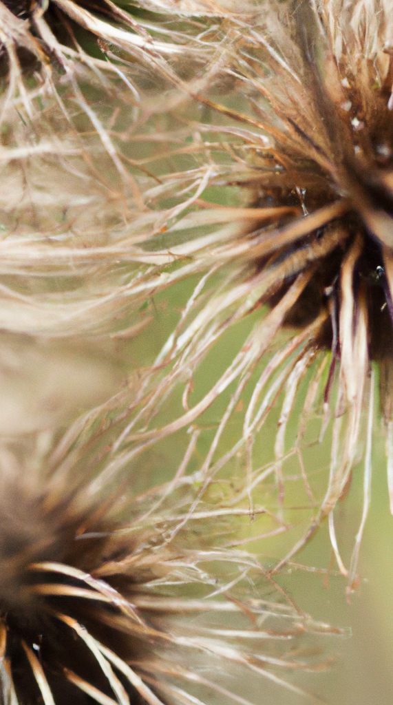 Distel symbolisiert die Autonomie des Nervensystems