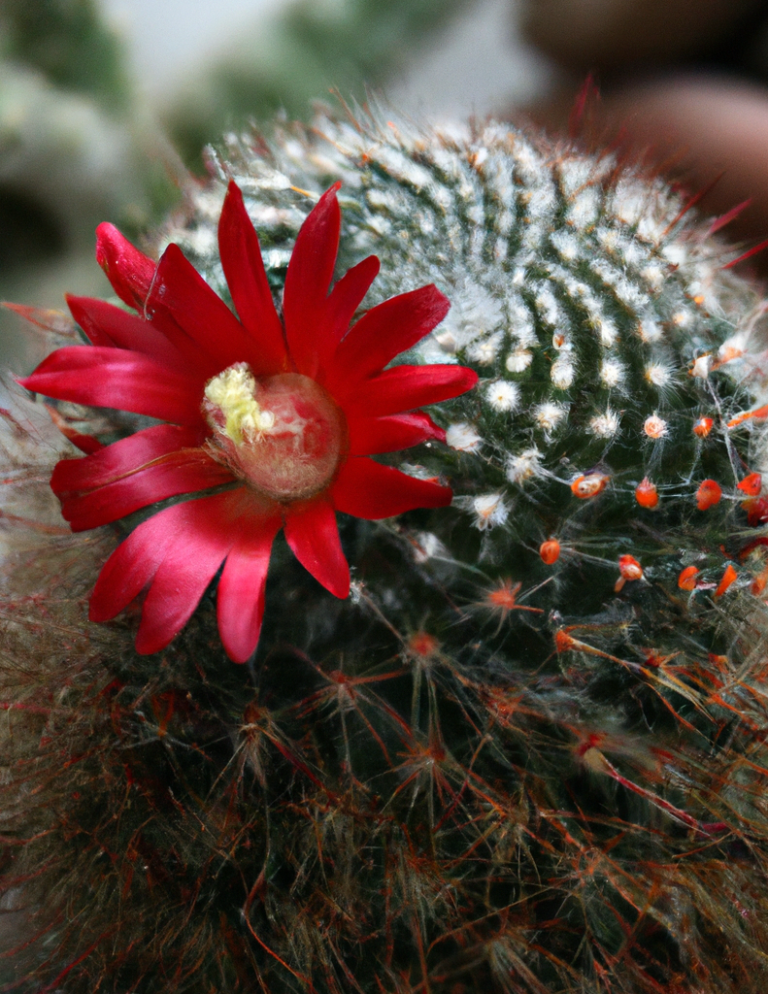 Kaktus mit Blüte symbolisiert Co-Regulation